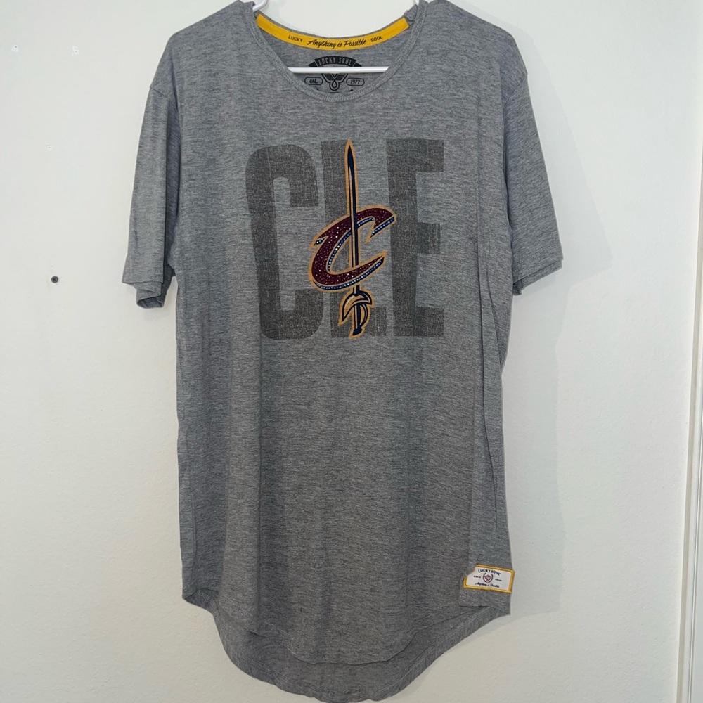 Cleveland Cavaliers- Lucky Soul Jersey Style Short Sleeve Tee